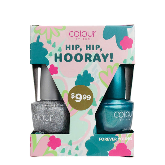 Hip, Hip Hooray! | 4 shade nail polish gift cube | DB Cosmetics | Thumbnail