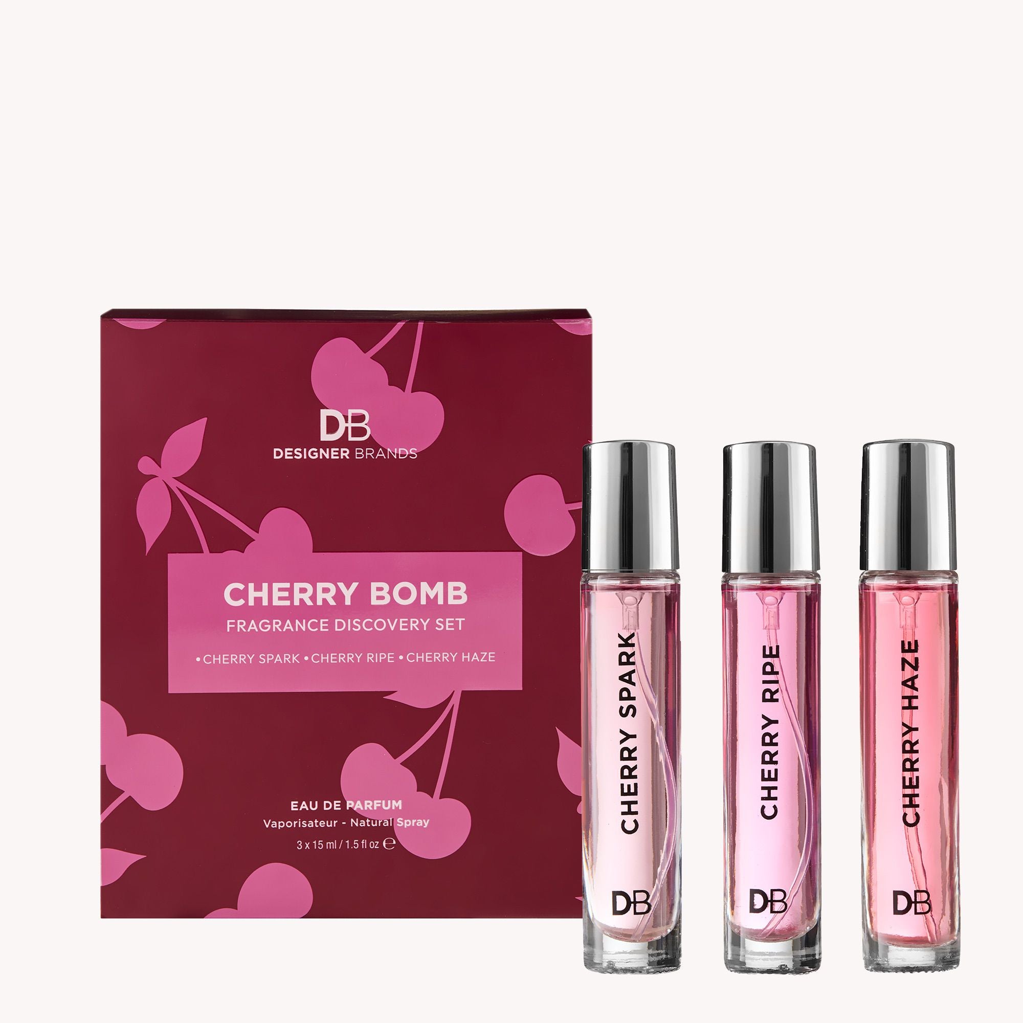 The Cherry Bomb Collection Discovery Set | DB Cosmetics