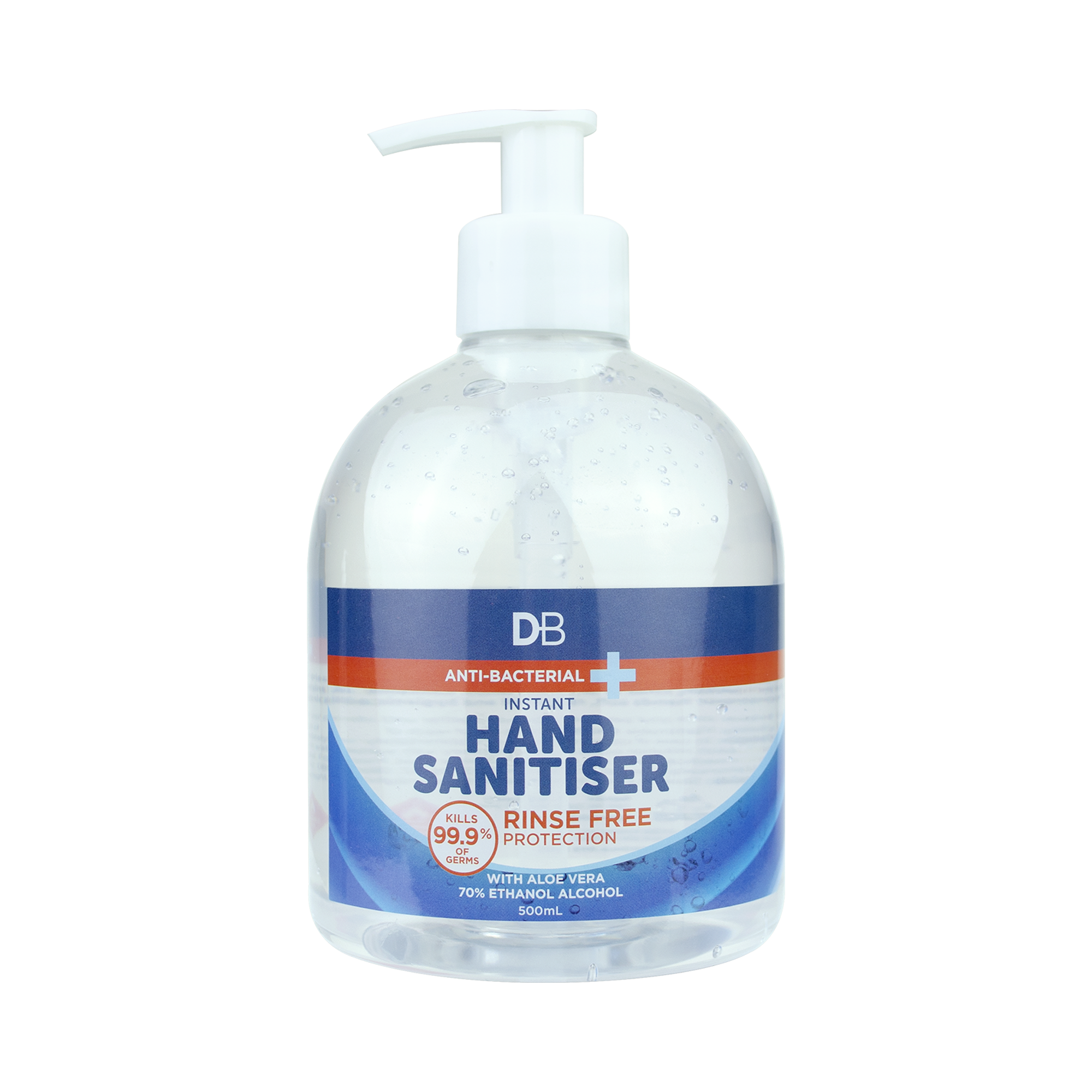 Anti-bacterial Instant Hand Sanitiser 500ml | DB Cosmetics
