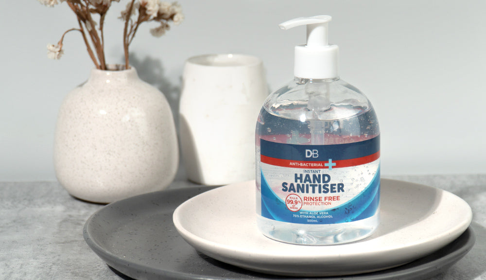 Introducing our Antibacterial Hand Sanitiser | DB Cosmetics | 01