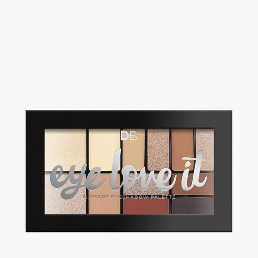 Eye Love It 12 Shade Eyeshadow Palette (Keep It Neutral) | DB Cosmetics