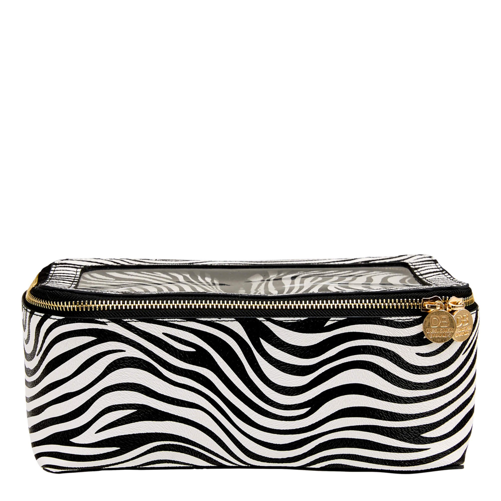 See-All Cosmetic Bag Trio (Zebra) | Closed | DB Cosmetics