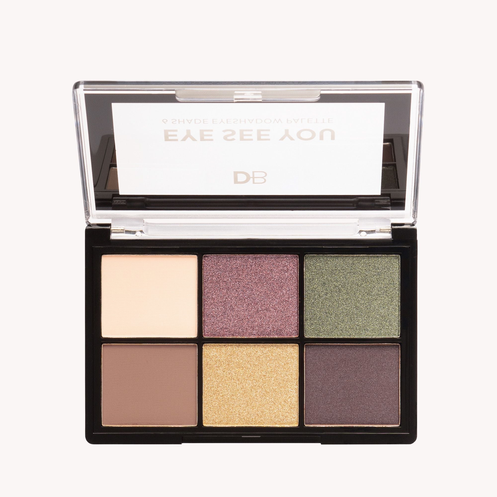 Eye See You 6 Shade Eyeshadow Palette (Urban Jungle) | DB Cosmetics | Open