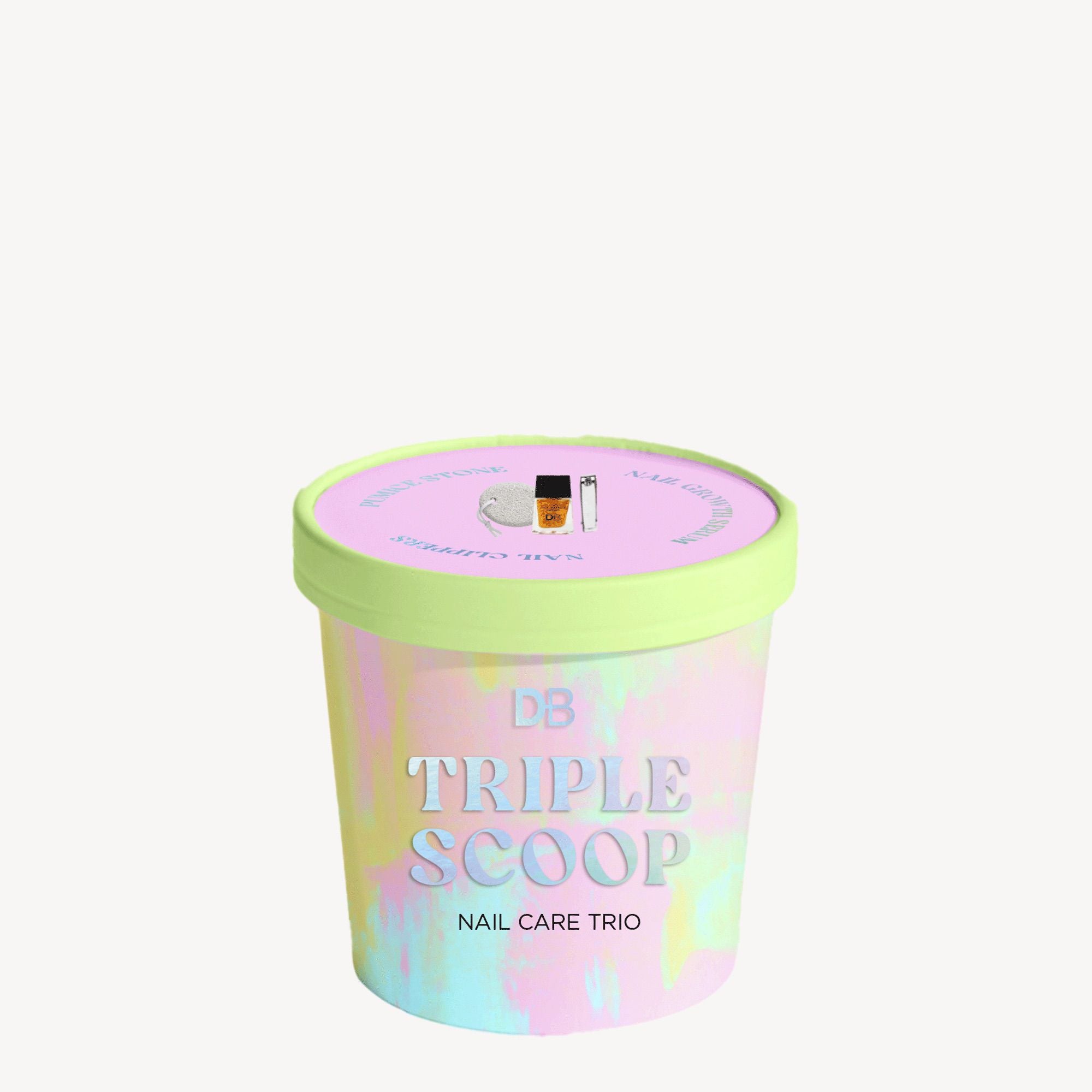 Triple Scoop Nail Care Trio | DB Cosmetics | Thumbnail