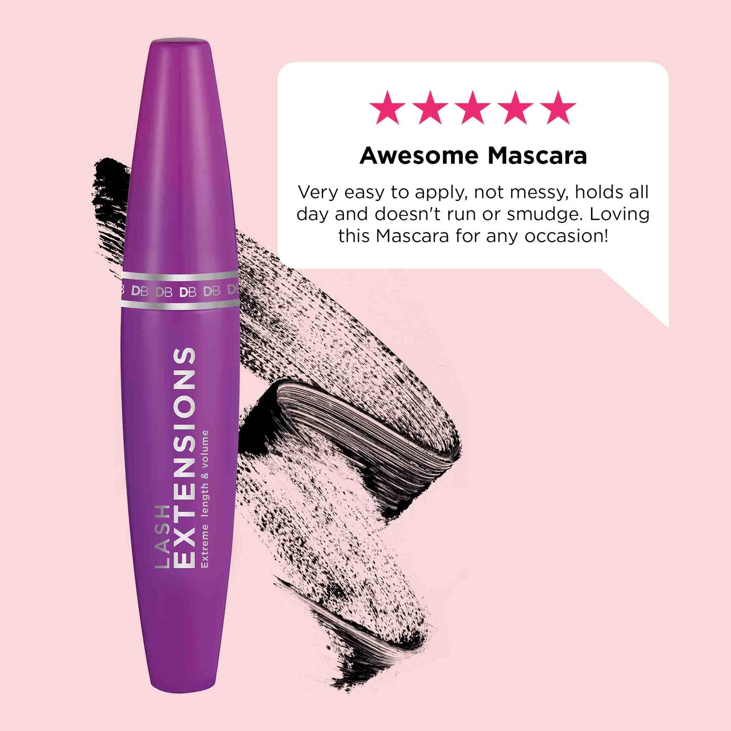 Lash Extensions Mascara Hero Review | DB Cosmetics