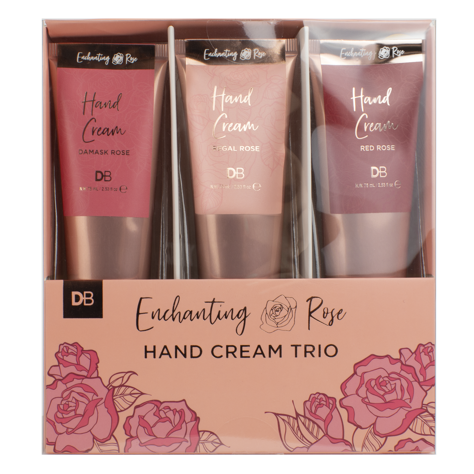 Enchanting Rose Hand Cream Trio | DB Cosmetics
