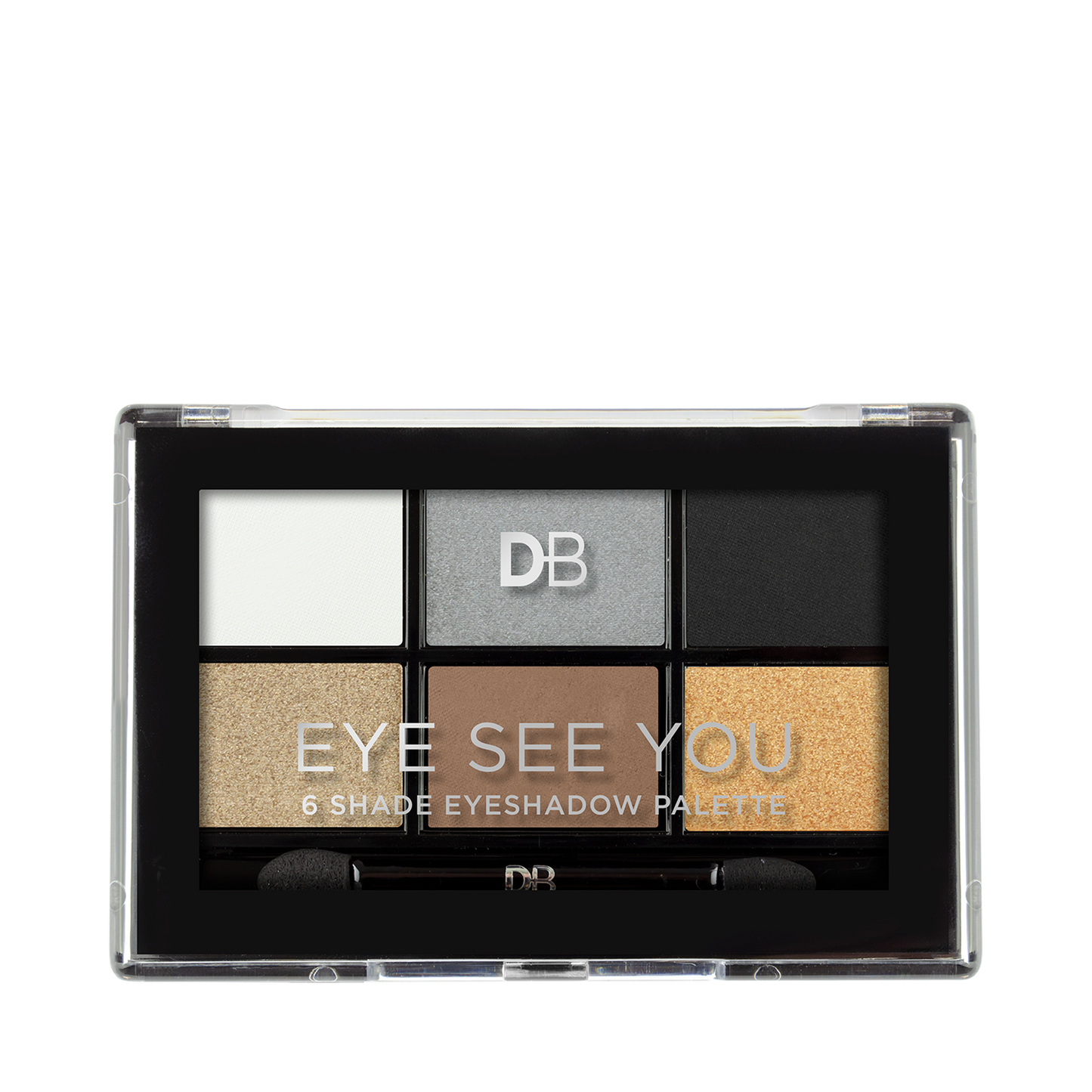 Eye See You 6 Shade Eyeshadow Palette (Smoke & Glitter) | DB Cosmetics