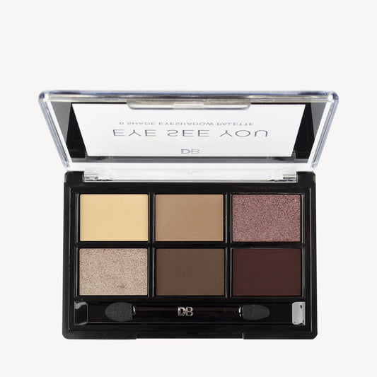 Eye See You 6 Shade Eyeshadow Palette (Coco Loco) | DB Cosmetics