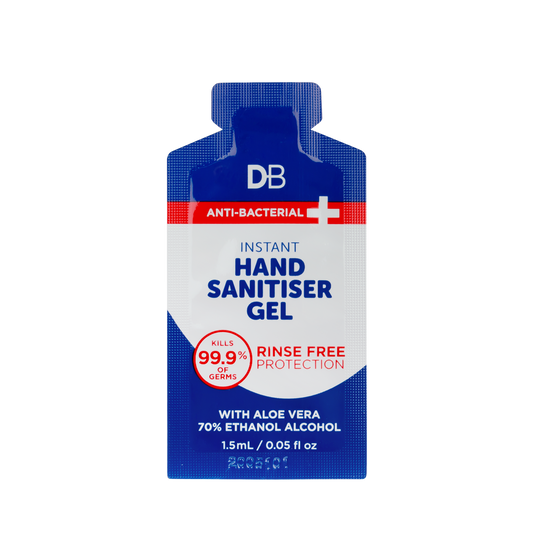 Anti-bacterial Hand Sanitiser Gel Sachets (10 pk) | DB Cosmetics