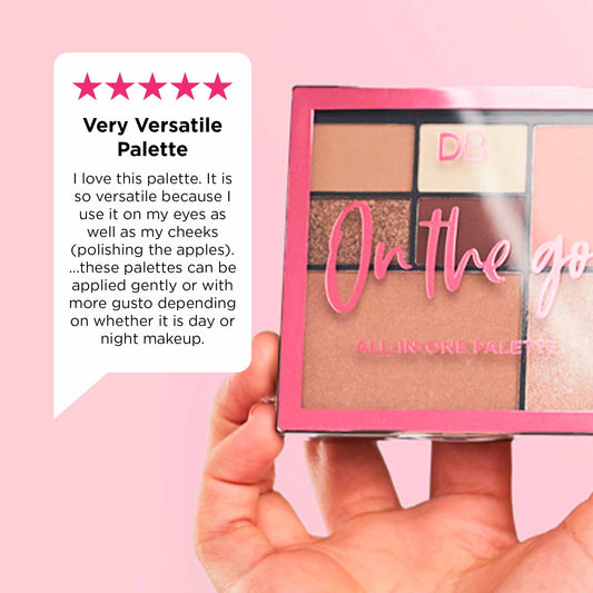 On the Go All in one palette Hero Review | DB Cosmetics