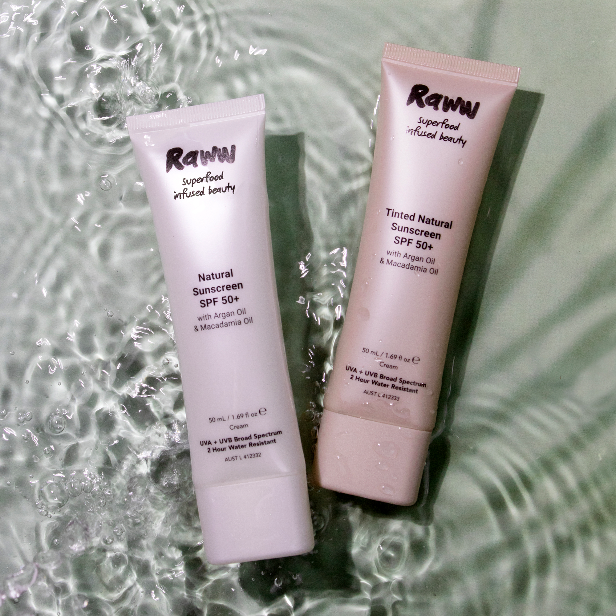Natural Sunscreen SPF 50+ by Raww Cosmetics