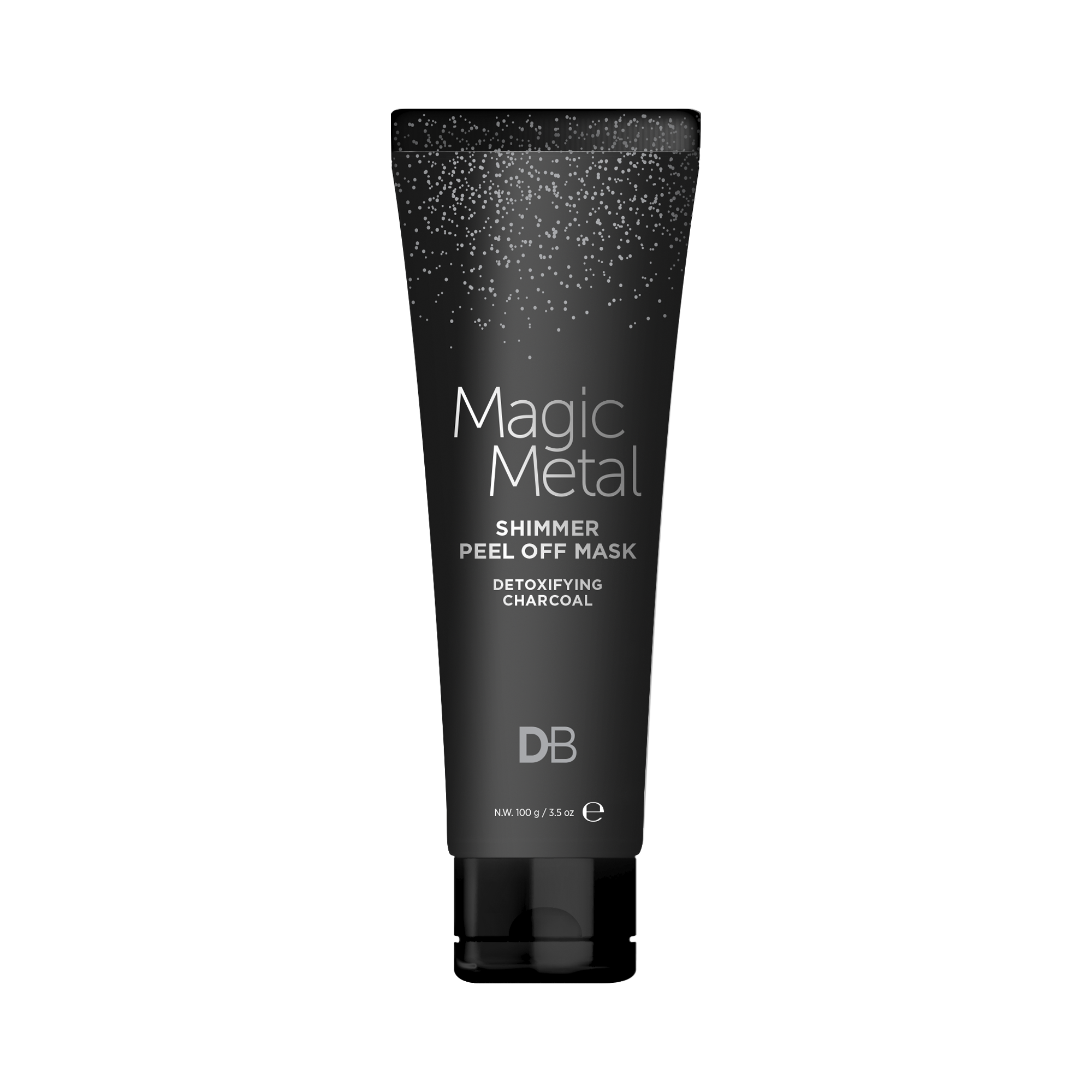 Magic Metal Shimmer Peel Off Mask (Detoxifying Charcoal) | DB Cosmetics