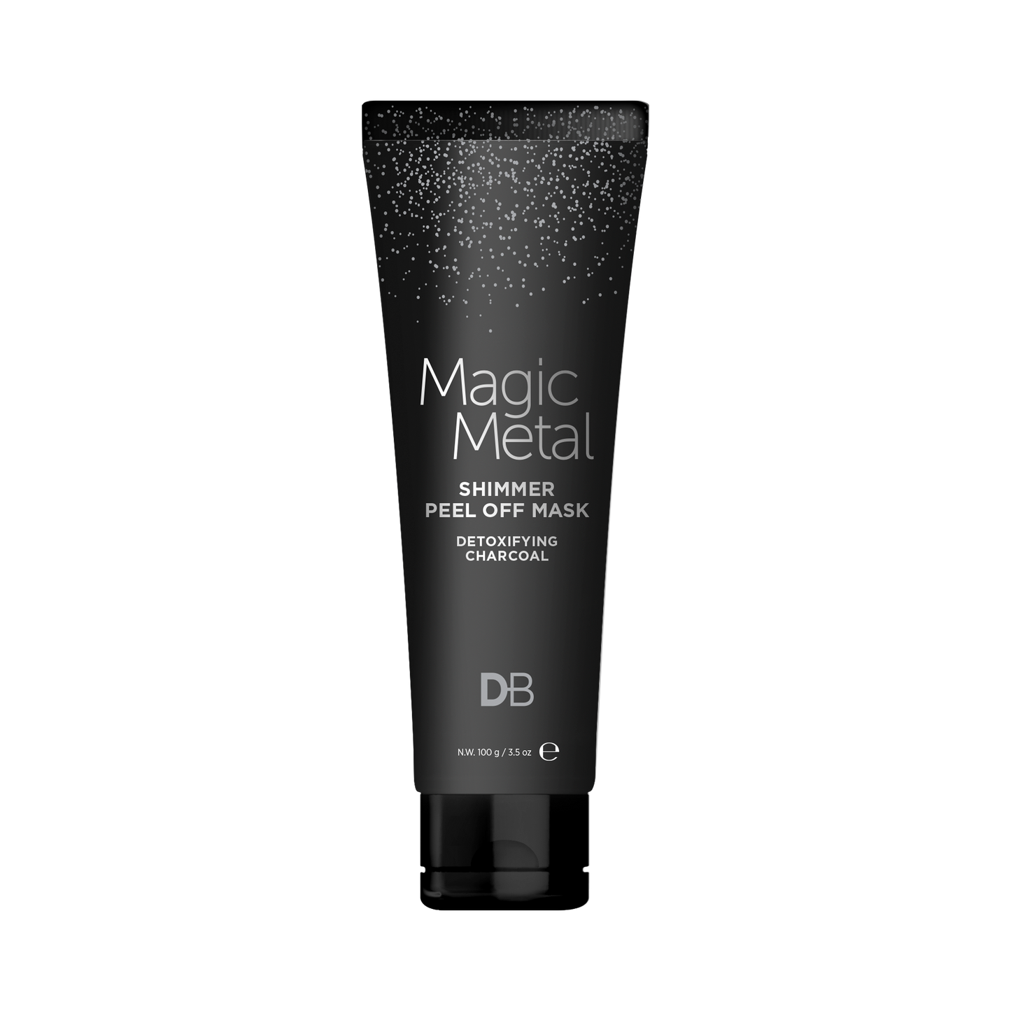 Magic Metal Shimmer Peel Off Mask (Detoxifying Charcoal) | DB Cosmetics