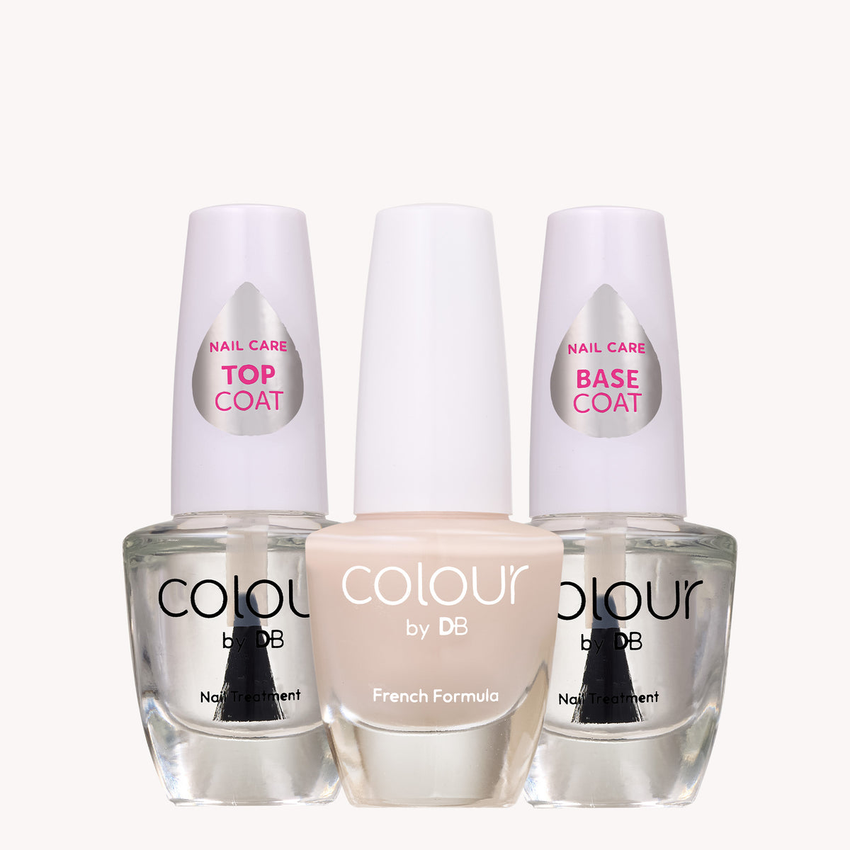 Salon Mani Trio (Base Coat, Top Coat & Polish)