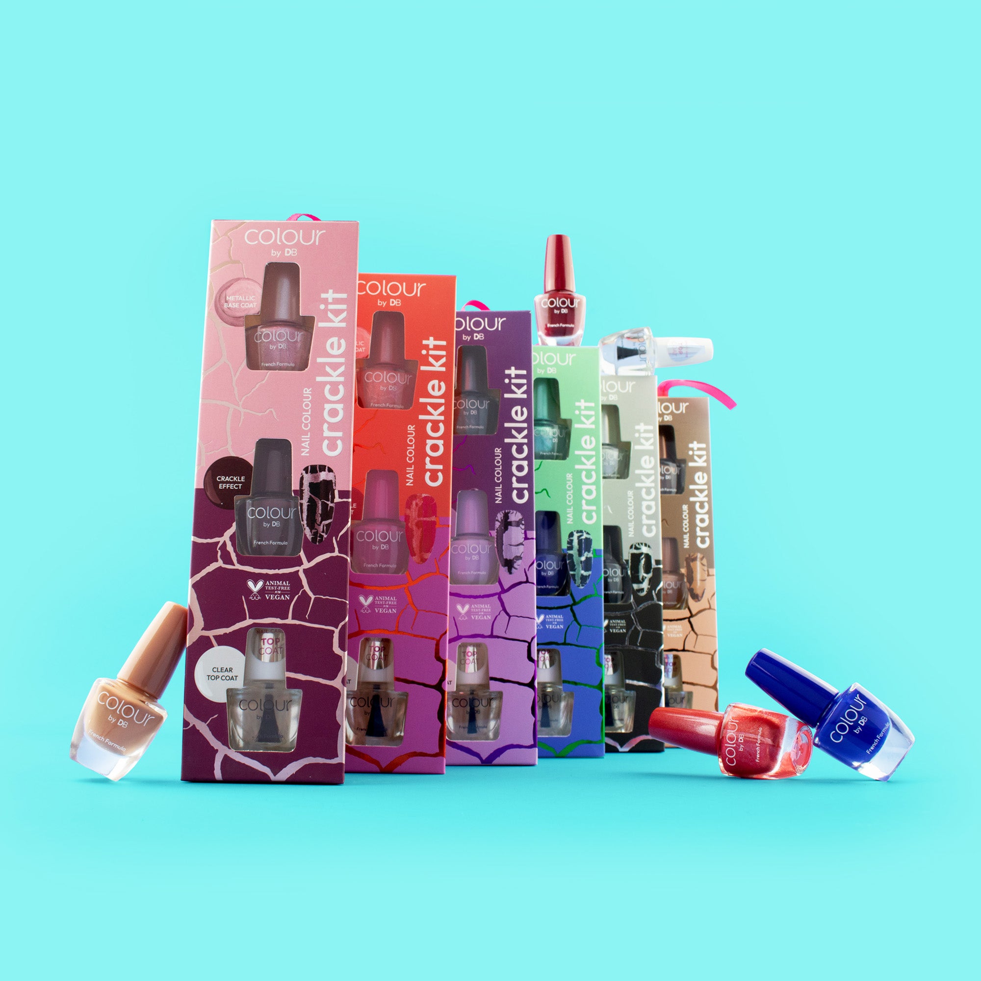 Nail Colour Crackle Kit