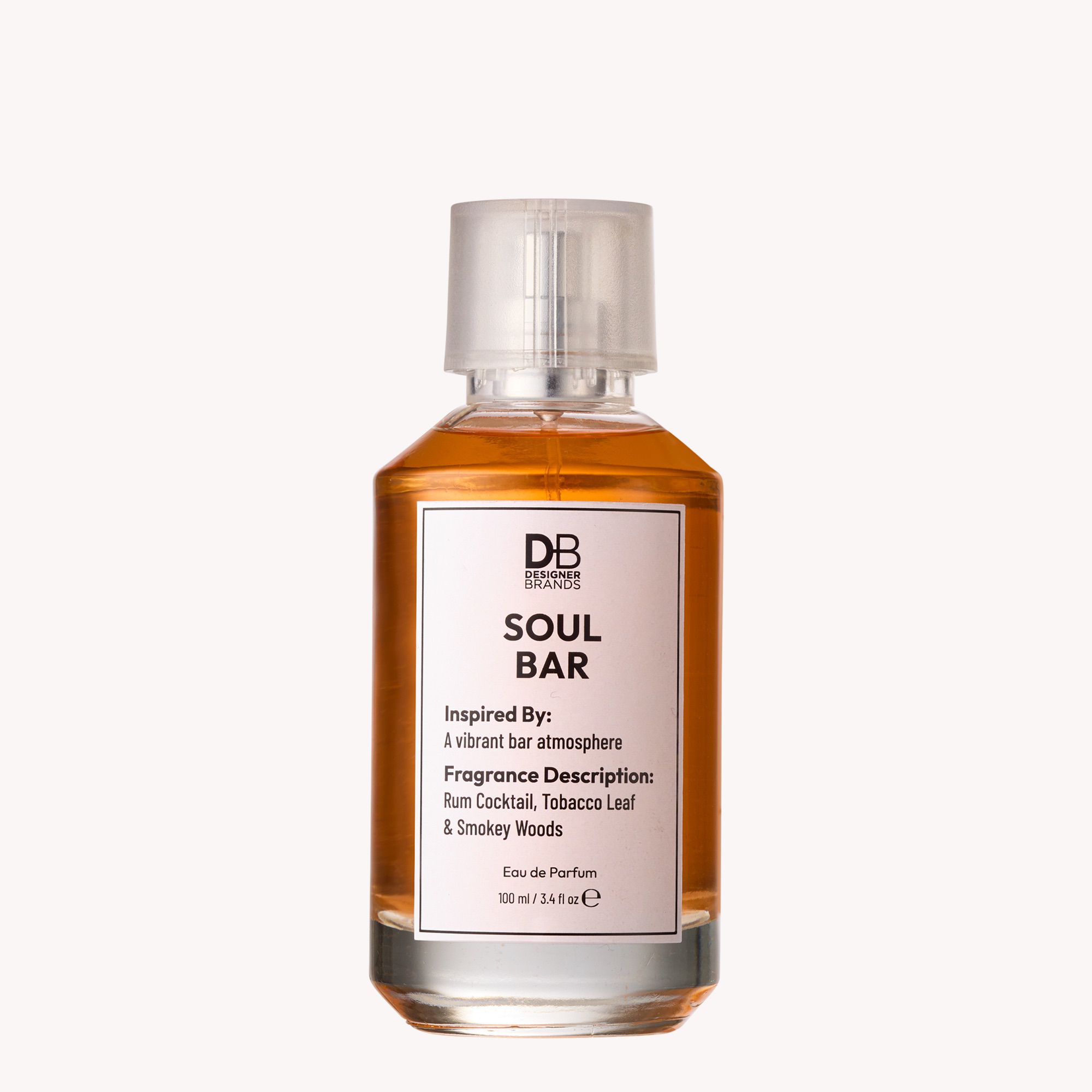 DB Brands 'Soul Bar' eau de parfum bottle on a white background