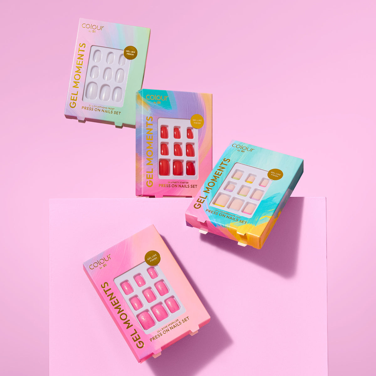 Gel Moments Press On Nails Set