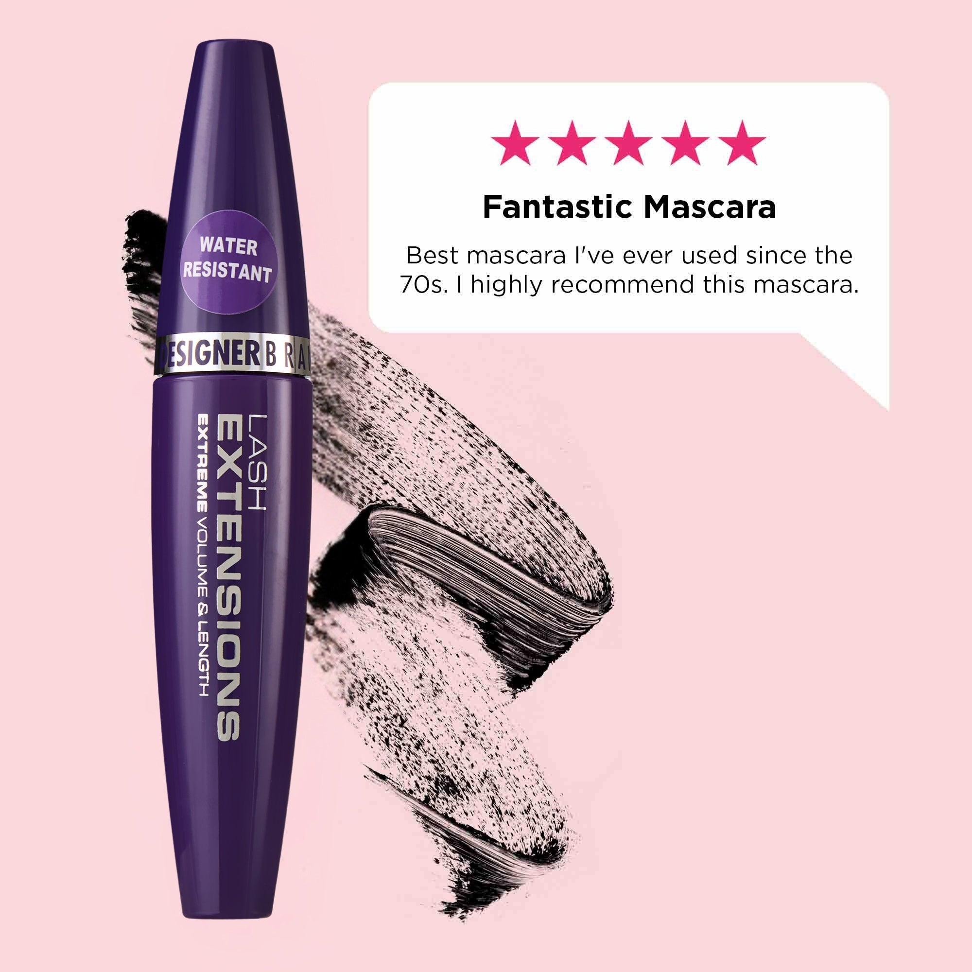 Lash Extensions Mascara - Water Resistant