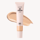 BB cream tube with a swatch on a white background