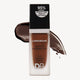 Designer Brands Longwear Foundation with SPF 15; shown with a liquid foundation smear, promising 24-hour full coverage without caking.