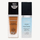 Two Designer Brands cosmetics: a 24-hour longwear foundation with SPF 15, and a Skin Quencher primer and moisturiser with hyaluronic acid.