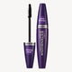 Purple mascara tube with black wand, labelled "Lash Extensions", promising extreme volume and length. Water-resistant, Australian beauty product.