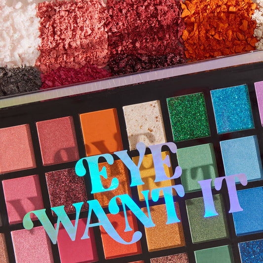 Eye Want It Artists Eyeshadow Palette | DB Cosmetics | Product + mess