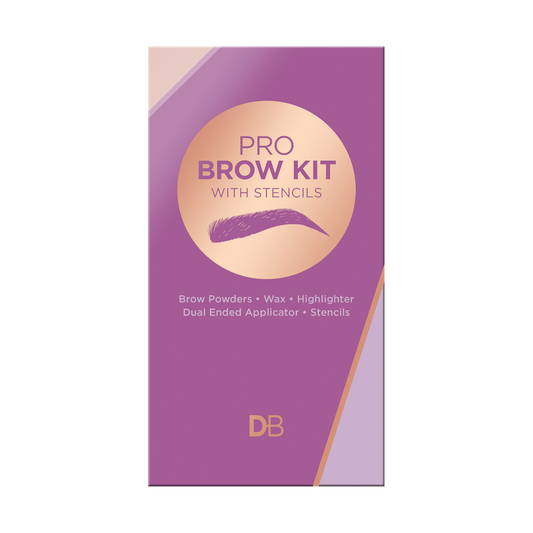 Pro Brow Kit with Stencils | DB Cosmetics