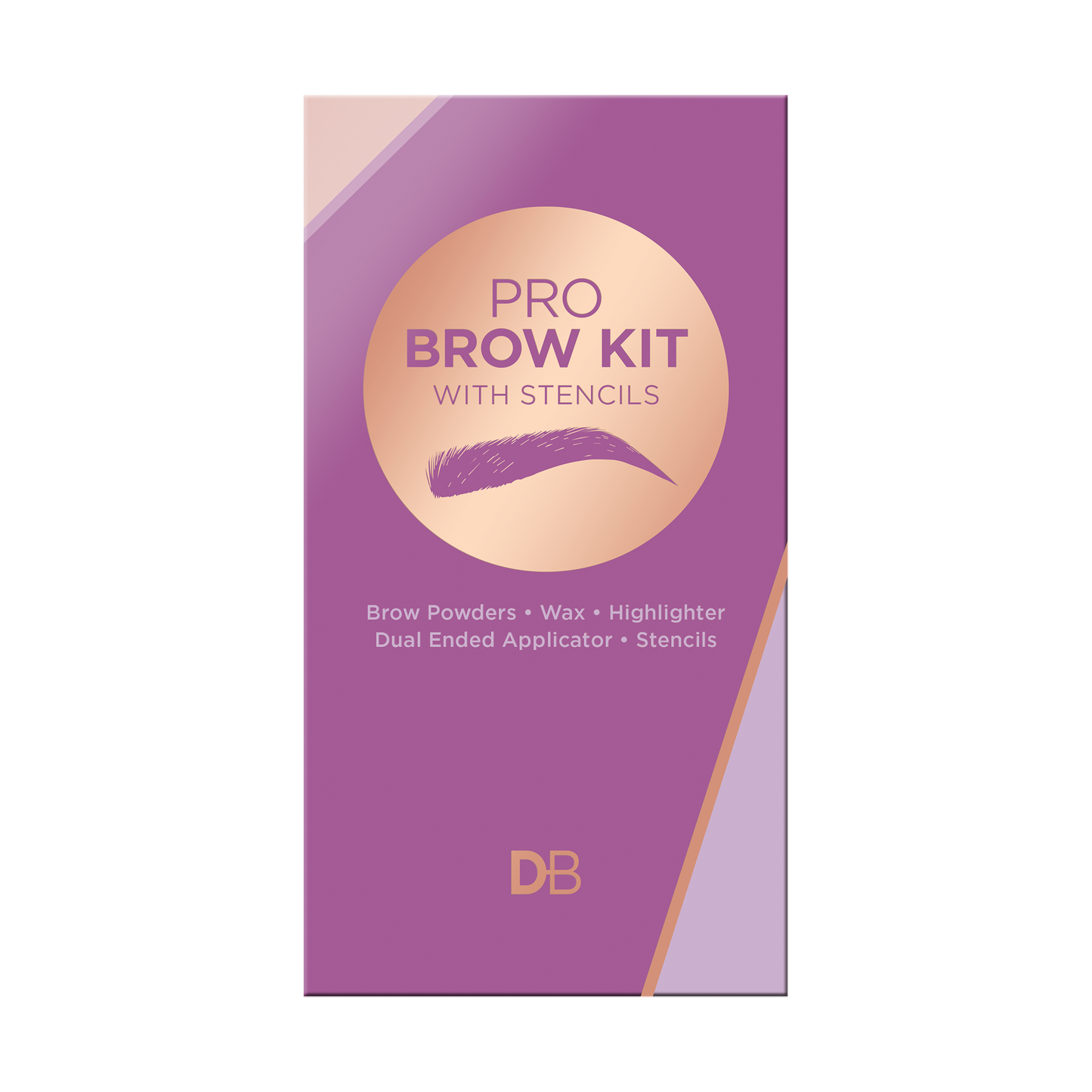 Pro Brow Kit with Stencils | DB Cosmetics