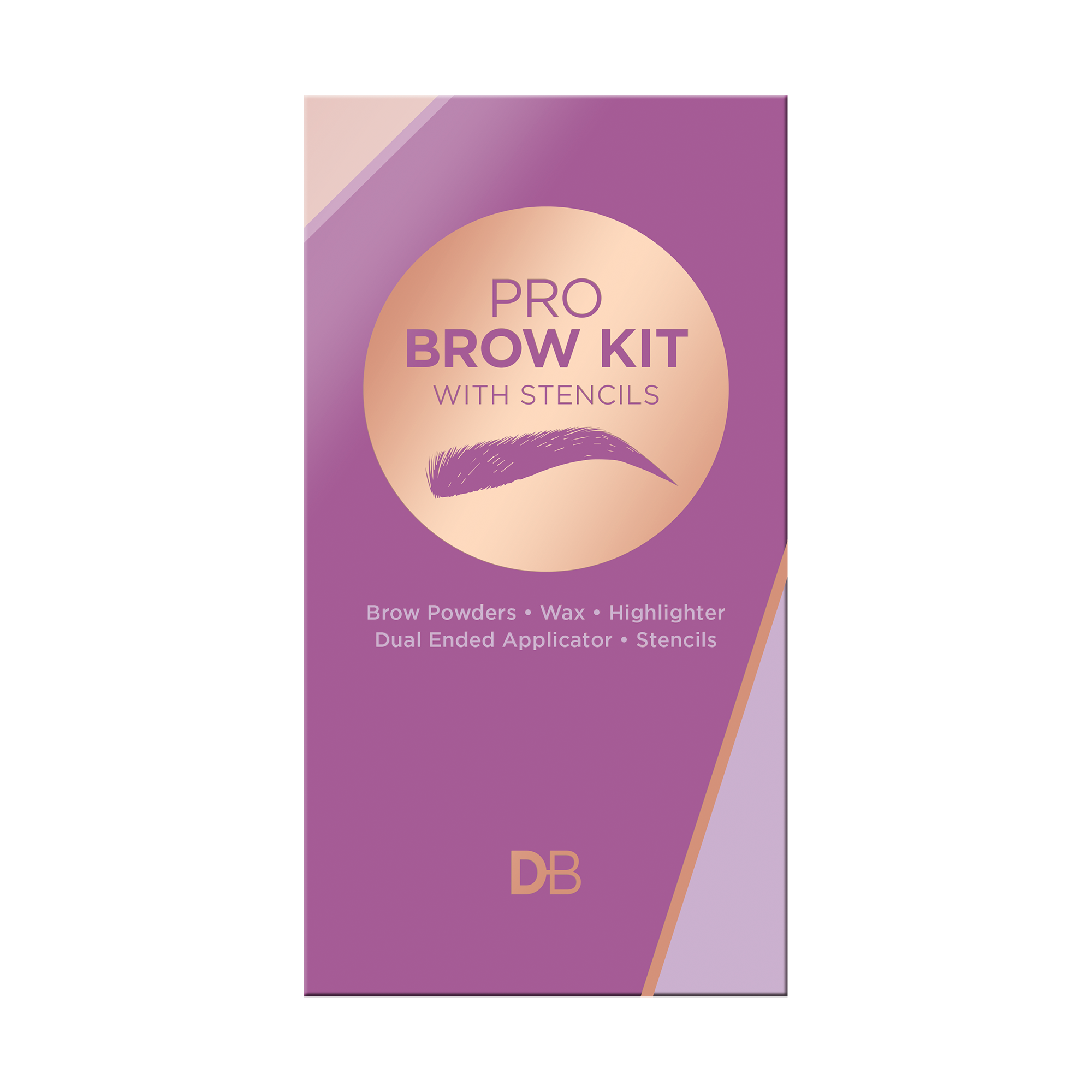 Pro Brow Kit with Stencils | DB Cosmetics
