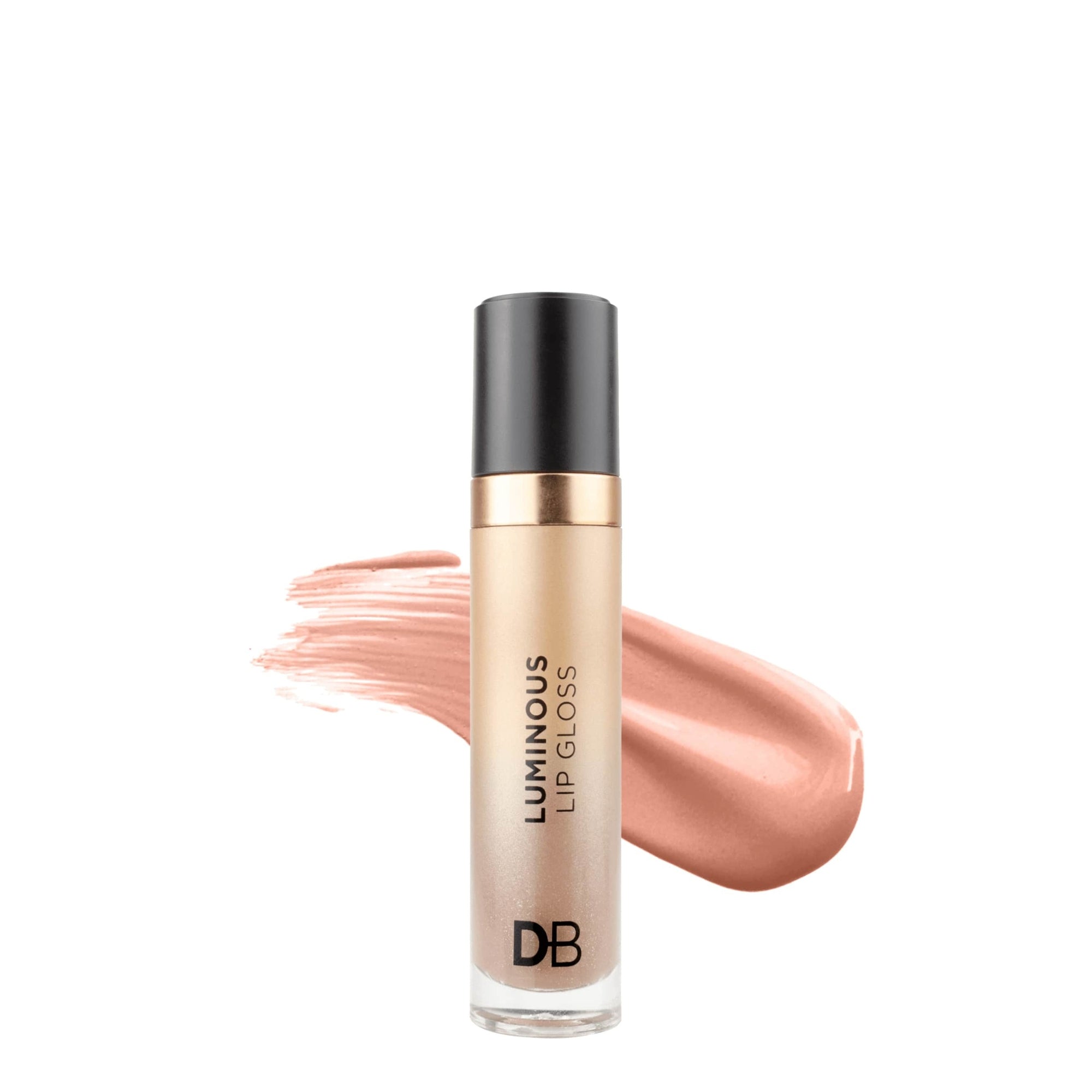 Luminous Lip Gloss (Nude Mood) with swatch | DB Cosmetics