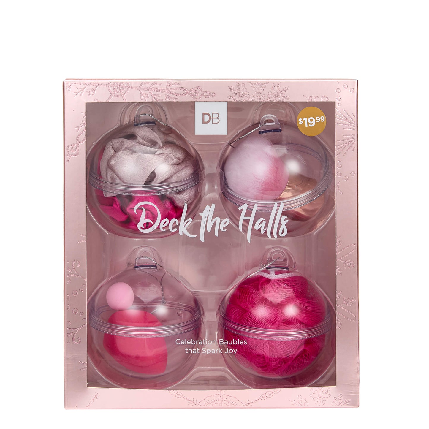 Deck The Halls Celebration Baubles | Boxed | DB Cosmetics