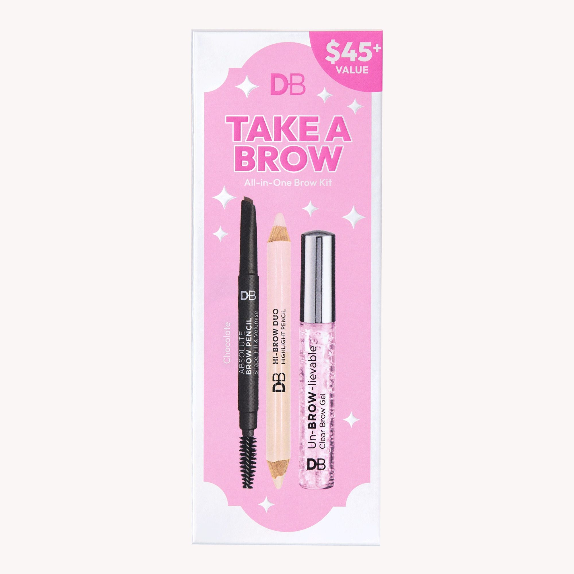 Take a Brow All-In-One Brow Kit (Medium-Dark) | DB Cosmetics | Thumbnail
