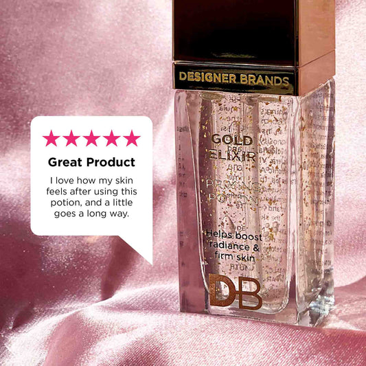 Gold Elixir Priming Potion Hero Review | DB Cosmetics