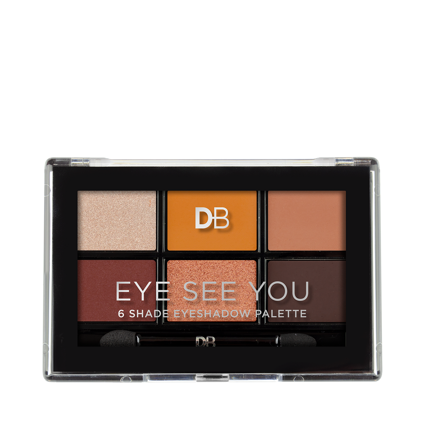 Eye See You 6 Shade Eyeshadow Palette (Fired Up) | DB Cosmetics