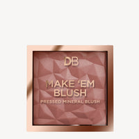 Make 'Em Blush Pressed Mineral Blush (Nude Glow) | DB Cosmetics